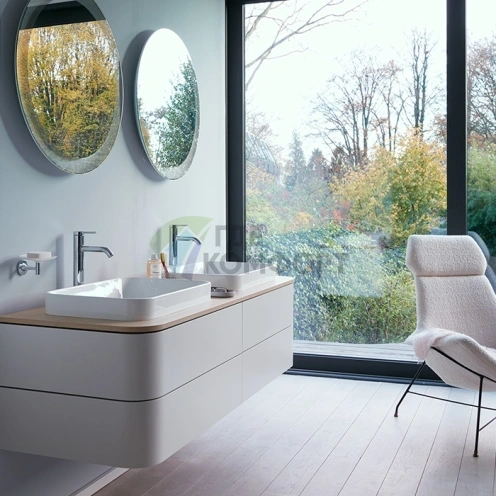 Накладная раковина Duravit Happy D2 Plus 60x40 см, белая (2359600000) - фото 3