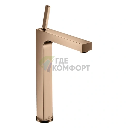 Смеситель для раковины AX Citterio в цвете полированное красное золото (39020300) - фото 1