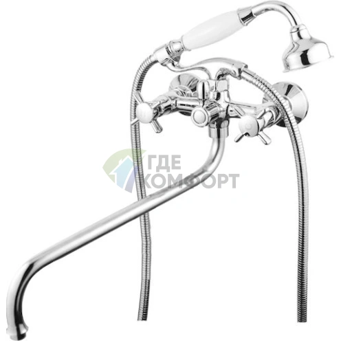 Смеситель универсальный Zorg ZR 704 WD33-12 матовый черный - фото 1