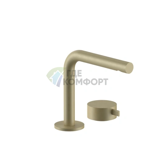 Смеситель для раковины Fantini AF/21 с золотым покрытием Matt British Gold PVD (27 P6 A104WF) - фото 1