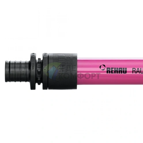 Труба отопительная REHAU pink 16x2,2 Rautitan (РЕХАУ - 11360423120) - фото 1