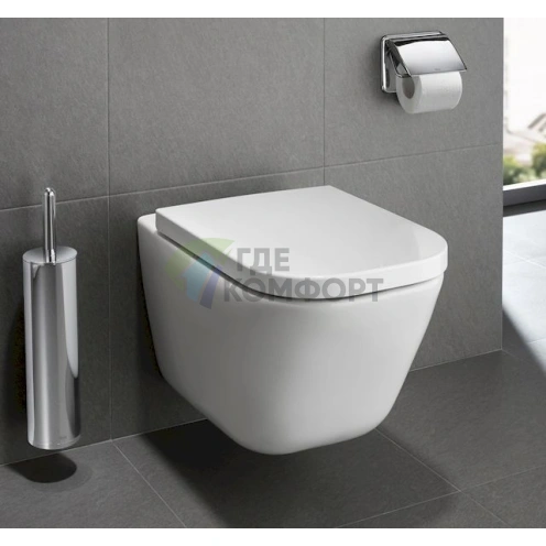 Комплект подвесного унитаза Roca Gap 7893104100 с инсталляцией и кнопкой - фото 7