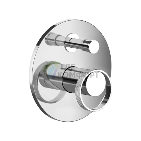 Gessi Anello: Встраиваемый однорычажный смеситель на 2 выхода с переключателем (хром) (63377#031) - фото 1