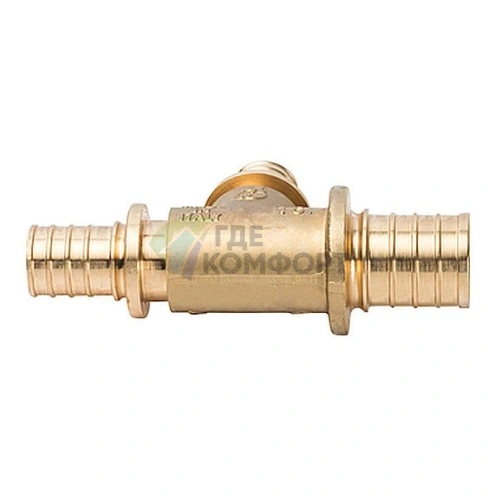 Stout Тройник переходной 32x25x25 для труб из сшитого полиэтилена аксиальный - фото 3