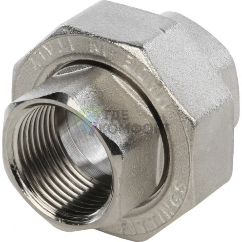 Разъемное соединение STOUT с внутренней резьбой американка ВB 3/4 никелированное - фото 5