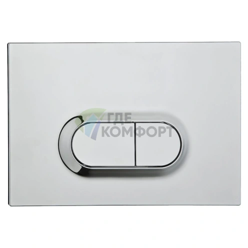 Комплект кнопки для унитаза VitrA S20 в хроме - фото 5