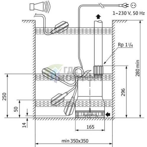 Дренажный насос Wilo Drain TMW 32/8 фото 2