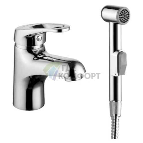 Смеситель для раковины Lemark Omega LM3116C с гигиеническим душем - фото 1