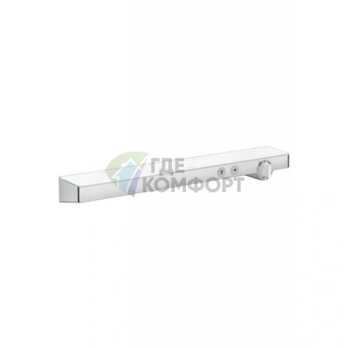 Термостат для ванны Hansgrohe ShowerTabletSelect 700 с полочкой из стекла, белый/хром (13184400) - фото 1