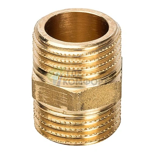 Ниппель STOUT НН 1/2 наружная резьба латунный - фото 1