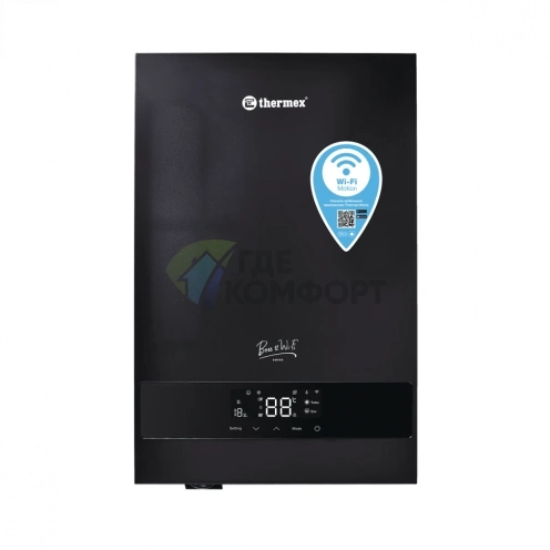 Настенный электрический котел Thermex Boss 12 Wi-Fi Black - фото 7