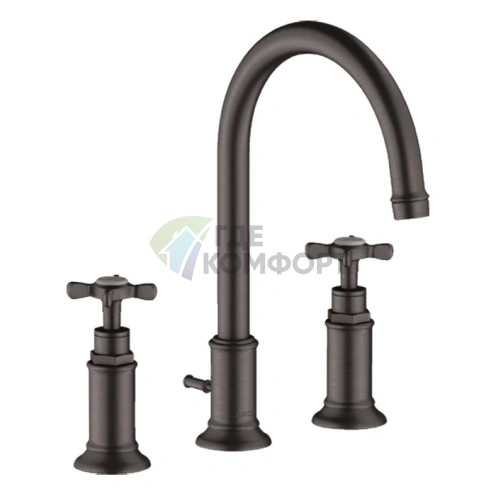 Смеситель для раковины AX Montreux в цвете шлифованный черный хром (16513340) - фото 1