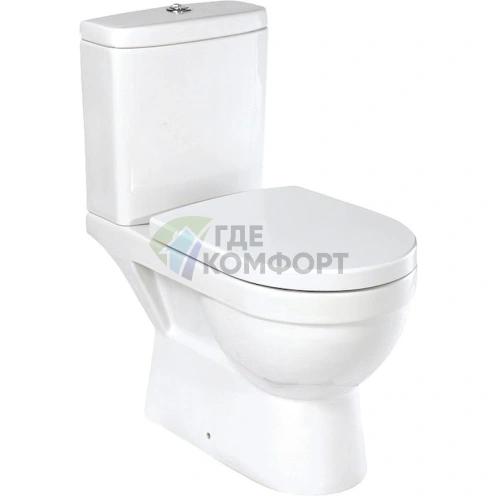 Унитаз-компакт Kirovit Престиж: элегантный дизайн и система «Анти-налет» - фото 1