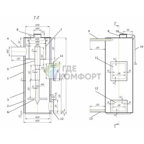 Котёл твердотопливный Stropuva S-20U (20 кВт) напольный - фото 9