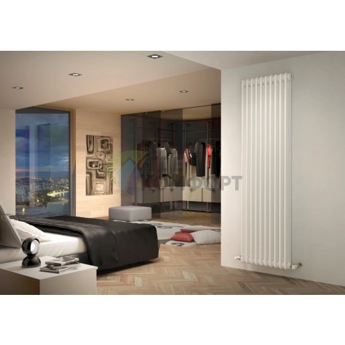 Трубчатый стальной радиатор Zehnder Charleston 3180/06 секций с боковым подключением 3/4 фото 3