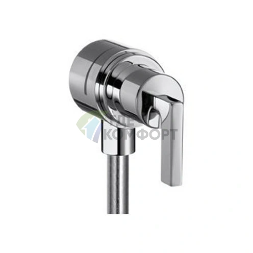 Переключатель для ручного душа AX Citterio Fixfit Stop с клапаном и вентилем, хром (39882000) - фото 1