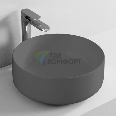 Раковина накладная Artceram Cognac 42 см без отверстия, Blue Denim (COL001 37 00) - фото 1