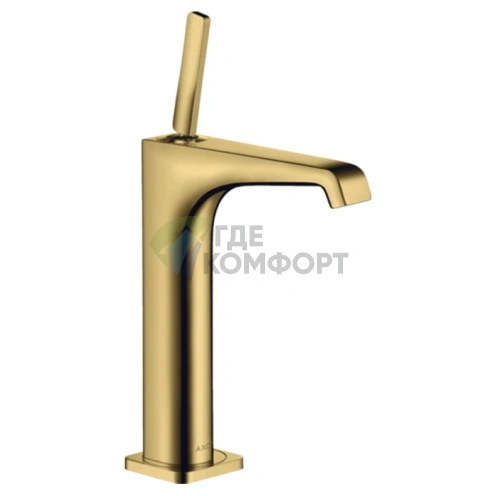 Стильный смеситель Axi Citterio E 190 для умывальника (36103990) - фото 1