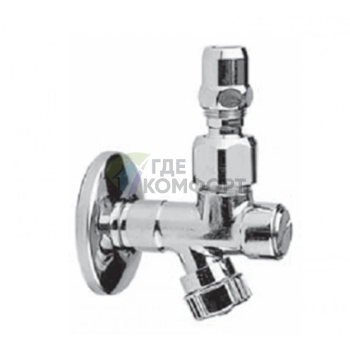 Nicolazzi Complementi Угловой вентиль для подводки (хром) (5578CRCOPPIA) - фото 1