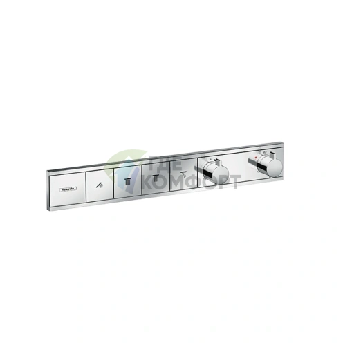 Встраиваемый термостат для душа на 4 источника RainSelect, хром — Hansgrohe (15382000) - фото 1