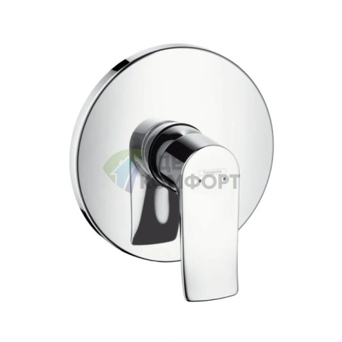 Смеситель для душа Hansgrohe Metris встраиваемый (внешняя часть), хром (31685000) - фото 1