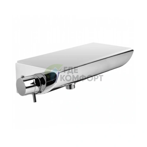 Термостат для душа Bossini Oki наружный с подставкой и стеклянной полкой (V40004.030) - фото 1