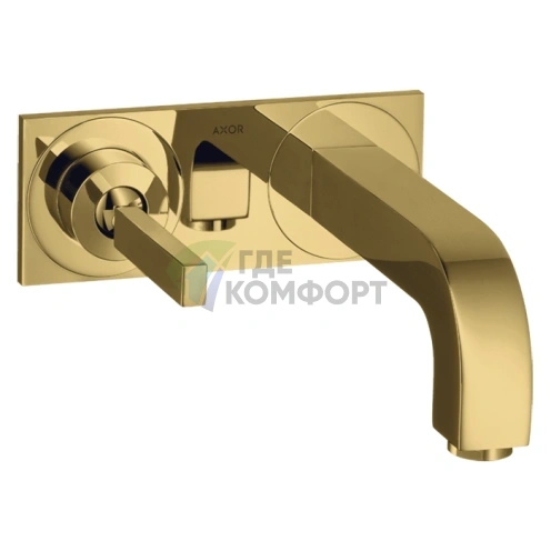 Смеситель для раковины AX Citterion в элегантном цвете «Шлифованная бронза» (39112140) - фото 1