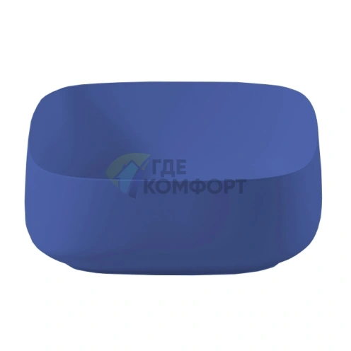 Раковина настольная Artceram Quadro COGNAC 46x41 см, цвет blu zaffiro (COL007 16 00) - фото 1