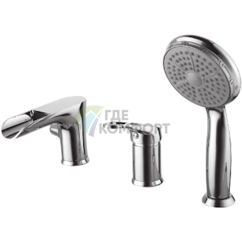 Смеситель Lemark Omega LM3145C для установки на борт ванны - фото 1