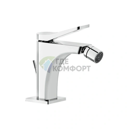 Смеситель для биде GESSI Rilievo с донным клапаном, хром (59007#031) - фото 1