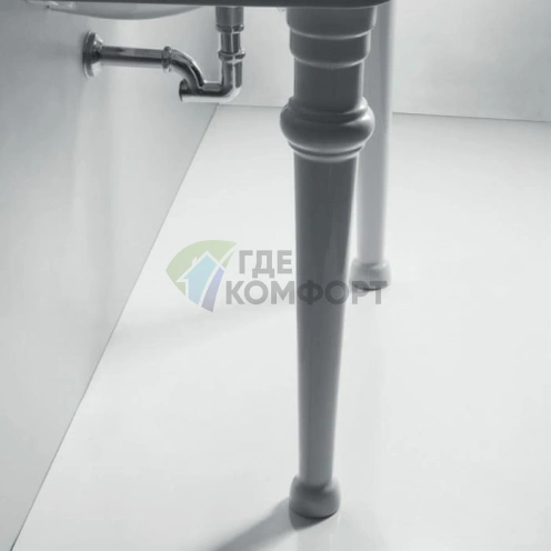 Керамическая ножка для кухни SIMAS Arcade/Londra (1шт) для консолей AR864/AR874, цвет белый - фото 1