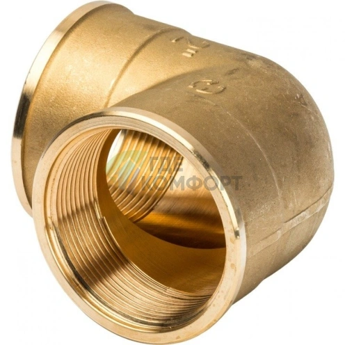 Угольник Stout внутренняя/внутренняя резьба латунный ВВ 2 - фото 8