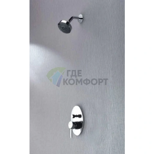 Смеситель для ванны с душем Lemark Atlantiss LM3221C встраиваемый - фото 2