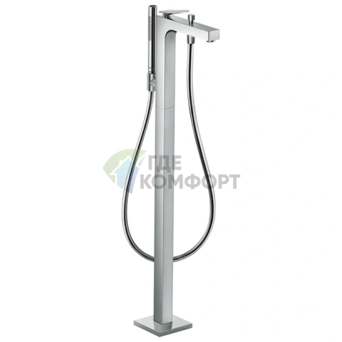 Напольный смеситель для ванны AX Citterio в хроме (39440000) - фото 1