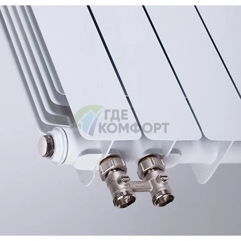 Биметаллический радиатор RIFAR Base Ventil 500 9 секций НП левое - фото 4