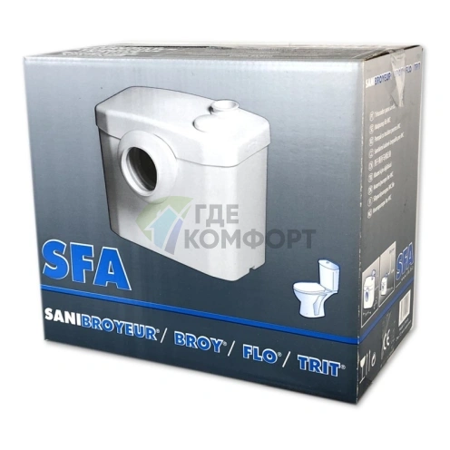 Канализационный насос с измельчителем SFA Sanibroyeur - фото 6