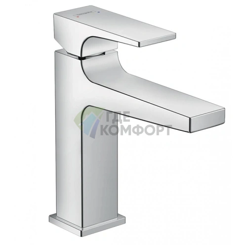 Смеситель для раковины Hansgrohe Metropol 100, хром (32506000) - фото 1