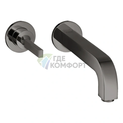 Смеситель для раковины AX Citterio полированный чёрный хром — элегантный выбор (39116330) - фото 1