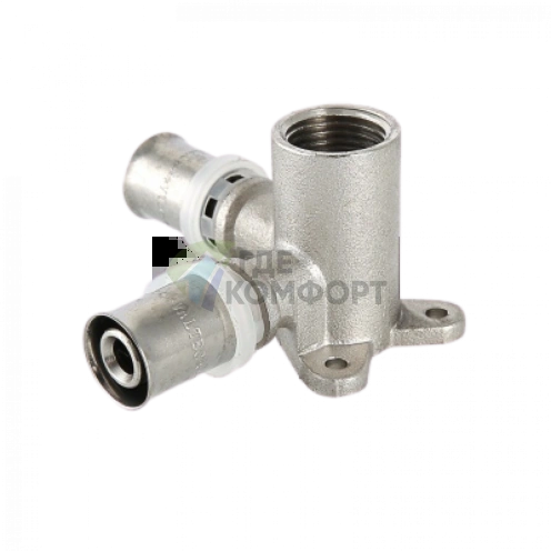 Водорозетка пресс проходная 16х1/2 ВР Valtec - фото 4