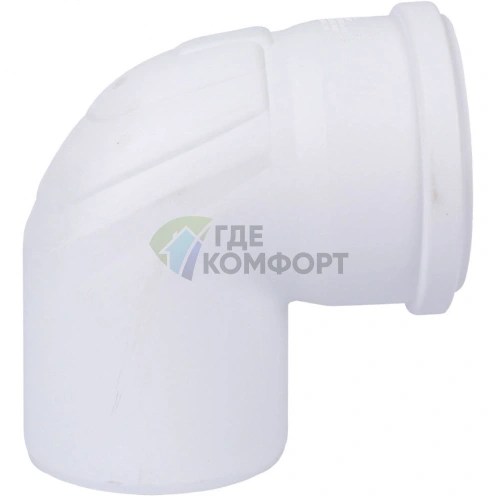 Отвод канализационный Raupiano Plus 110х87° REHAU (РЕХАУ - 11234641001) - фото 4