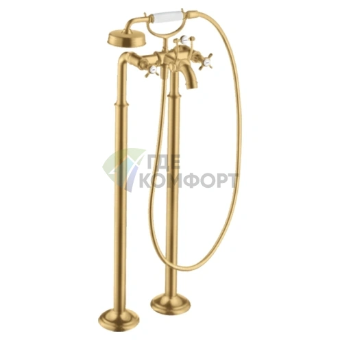 Смеситель для ванны AX Montreux, цвет шлифованное золото (16547250) - фото 1