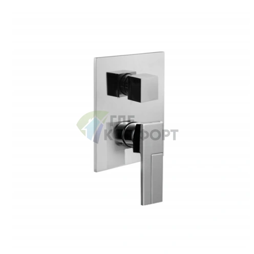 Смеситель для душа Fantini AR/38 встраиваемый трёхкомпонентный (хром) (38 02 3387SB) - фото 1