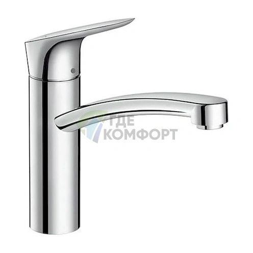 Смеситель для кухни Hansgrohe Logis 71832000 — немецкое качество и элегантный дизайн - фото 1