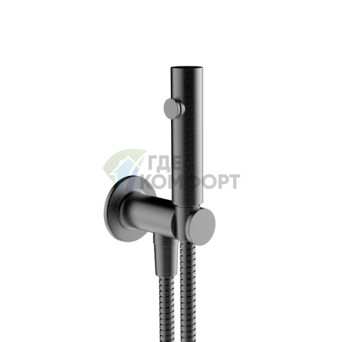 Гигиенический душ GESSI INCISO 1/2, цвет Brushed Black Metal PVD (58153#707) - фото 1