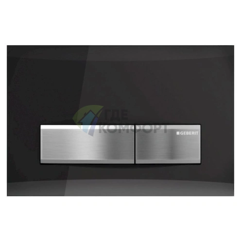 Кнопка смыва Geberit Sigma 50 с зеркальным дымчатым стеклом 115.788.SD.5 - фото 1