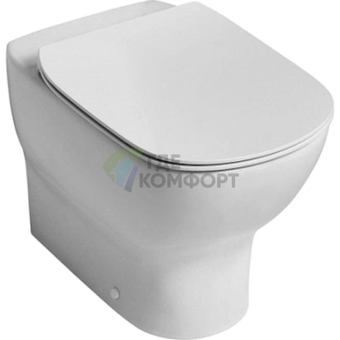 Приставной унитаз Ideal Standard Tesi AquaBlade с технологией бесшумного смыва - фото 1