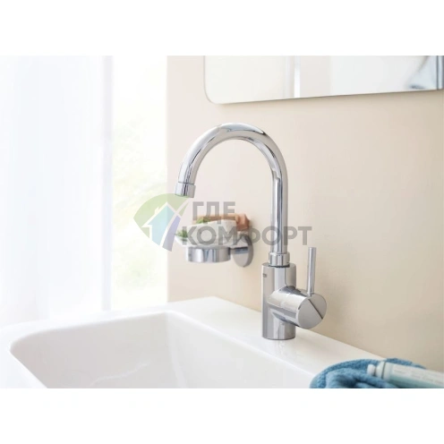 Смеситель Grohe Concetto 32629001 для умывальника - фото 4