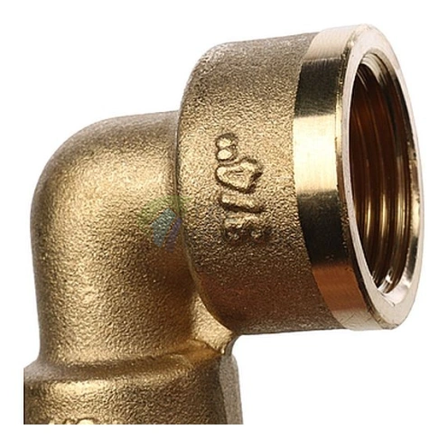 Угольник Stout внутренняя/внутренняя резьба латунный ВВ 3/4 x 1/2 - фото 5