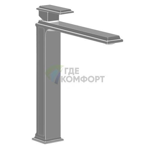 Высокий смеситель Gessi Eleganza для раковины без донного клапана, цвет Finox (46004#149) - фото 1