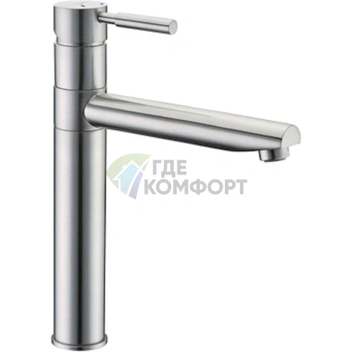 Смеситель для кухни Wasserkraft Wern 4207: стильный матовый хром - фото 1